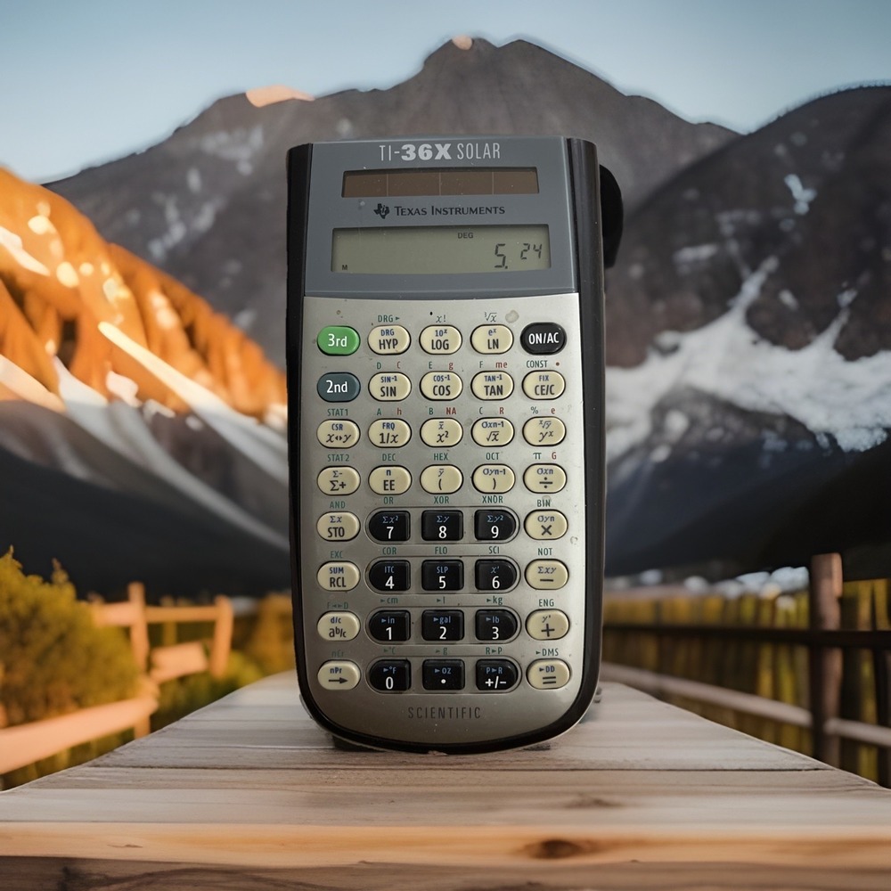 Calculator Scientific Texas Instruments TI-36X Solar Works  *No‎ Cover*